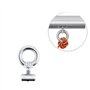 AstarFavor 15 pièces Butée pour Rail Passepoil INOX, Butée Auvent Crochet Auvent kit de Blocage Accessoires Rail Passepoil pour 
