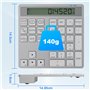 Pavé Numérique Bluetooth, 2,4 G Pave Numerique sans Fil Ergonomique Portatif Clavier Numérique 34 Touches avec Calculatrice d'af