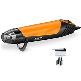 MOWIS Décapeur Thermique 350W Mini Pistolet à Air Chaud avec Buses