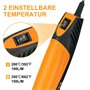 MOWIS Décapeur Thermique 350W Mini Pistolet à Air Chaud avec Buses, Protection de Surcharge Manche Antidérapant Support Pliable 