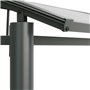 Abri Barbecue Extérieur, Tonnelle de Barbecue Belvédère de Barbecue Gazebo BBQ et étagères latérales Anthracite 210x114x230cm Ac