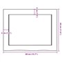 Comptoir de Salle de Bain, Plan de Vasque Plateau de Meuble Salle de Bain Marron 40x30x(2-4) cm Bois traité
