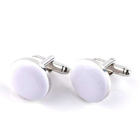 1 Paire de Boutons de Manchette Français pour Hommes Chemise Business Mariage Ou comme Cadeau d'anniversaire