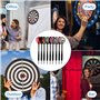 Ghazpmuk Flechette Pointe Acier 25 Grammes, Jeu de Fléchettes, Set de Flechettes Professionnel, Universels Accessoires de Fléche