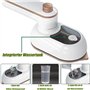 Fer à repasser à vapeur rotatif 180° GERUI - Mini, léger, semelle anti-adhésive, chauffage rapide - 50 ml pour maison et voyages