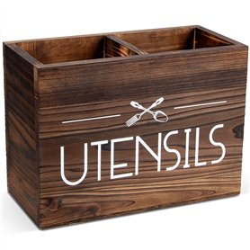PUERSI Porte Ustensiles Cuisine en Bois