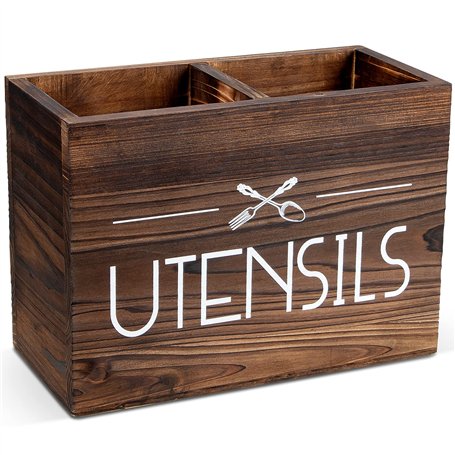 PUERSI Porte Ustensiles Cuisine en Bois