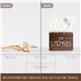 PUERSI Porte Ustensiles Cuisine en Bois, Rangement Ustensiles Cuisine pour Comptoir, Porte Couverts pour Décor de Cuisine de Fer