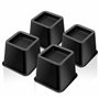 MixDora Lot de 4 rehausseurs de pieds en polypropylène pour lit