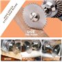 NA HSS Lames de Scie Outil Rotatif,6 PCS Mini Disque à Tronçonner en Métal Circulaire Disques de Lame de Scie Dremel Accessoires