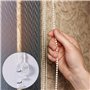 Rideau Crochet Stores Crochet,4 PCS Rideau Clip P Transparent avec Vis Crochet pour Cordon de Store en Plastique Dispositif de S