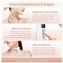 Appareil Massage Anti Rides Visage: 6 modes 7 LED Masseur Facial Double Menton Lifting Électrique 4 niveaux d'intensité - 42°C A