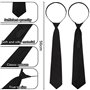 d'Accessoires Costume Agent Secret avec Lunettes Noires Écouteur Badge ID Cravatte P