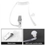 QOUBNIC 6 Pièces Agent Costume Accessoires, d'Accessoires Costume Agent Secret avec Lunettes Noires Écouteur Badge ID Cravatte P