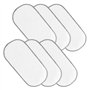 Lot de 6 Matelas à Langer Portables en Pur Coton imperméable