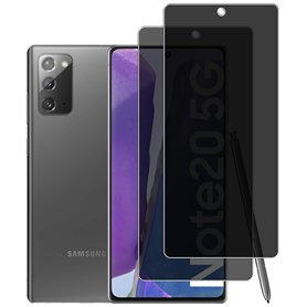 KELOLIN [2 pièces] Anti Espion Verre Trempé Protection écran Pour Samsung Galaxy Note 20 5G 9H Dureté