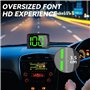 WIYETY Compteur de Vitesse Numérique Universel pour Voiture - Affichage Tête Haute pour Vélo, Moto et Auto