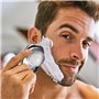 Nizirioo Mini rasoir électrique USB : rasoir portable pour homme avec indicateur d'énergie LED et brosse de nettoyage, rasoir ro