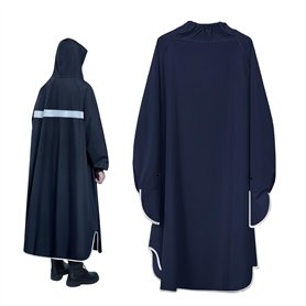 PRITOK Ponchos Pour Fauteuil Roulant: Poncho De Pluie Imperméable Bleu Marine