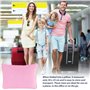 WIYETY Couverture de voyage avion - Coussin transformable 2 en 1 - Couverture d'avion portable avec fixation de valise - Pour bu