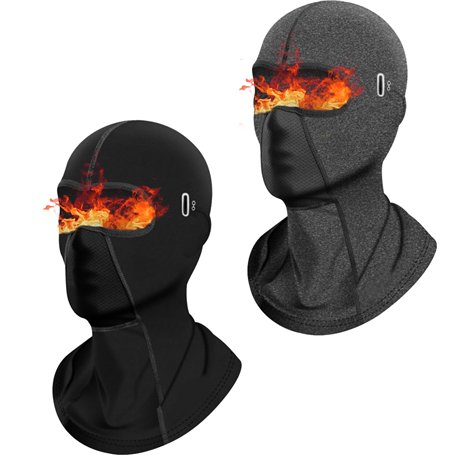 Nizirioo 2 pièces Cagoule pour l'hiver: Cagoule Balaclava