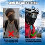 Nizirioo 2 pièces Cagoule pour l'hiver: Cagoule Balaclava, Cagoule de Moto Hiver, Masque Thermique de Ski, Cagoule Polaire, pour