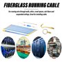 Tire fil Electriques 33cm x 10 Pièces: Jeu de Baguettes Fibre de Verre, Kit Rétractable D’installation pour Cable en Boîtier Pla