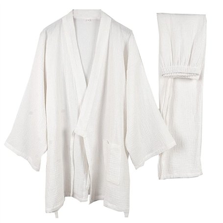 un-brand Kimono Japonais pour Hommes lâche décontracté Maison Pyjamas vêtements de Nuit Taille XXL O62