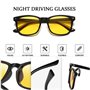 Musivon Tag Nacht Brille, Mloz Blendschutz Nachtsichtbrille Männer Frauen Polarisierte Sonnenbrille Nachtsichtbrille zum Angeln 