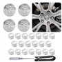 Kit d'enjoliveurs pour Tesla Model 3/Model Y (Argent)