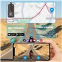 IXROAD Caméra embarquée pour moto avec CarPlay et Android Auto, caméra moto 2K avant et arrière, écran tactile de 6,2" avec TPMS
