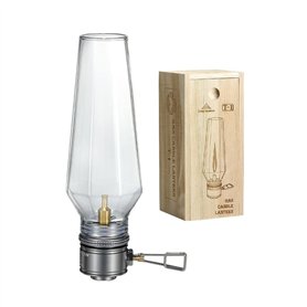 Campingmoon Coreless Candlelight Tente De Gazéification Lampe à Gaz Atmosphère Camping Lanterne à Gaz Avec Boîtier De Lanterne E