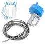 Furet Déboucheur Canalisation 10m Deboucheur Extensible Spirale de Nettoyage de Tuyaux avec Gants