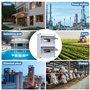 Weinsamkeit Coffret Electrique Etanche, Tableau Electrique avec 2 Rangées 24 Modules, Coffret de Répartition avec Bornes en Lait