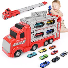 Weinsamkeit Jouets Transporter Truck Cars avec 8 Petite Voiture