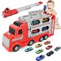Weinsamkeit Jouets Transporter Truck Cars avec 8 Petite Voiture
