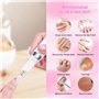 Weinsamkeit Ponceuse pour Ongles Professionnelle, 12 en 1 Lime a Ongle Electrique Sans Fil, 20000 tr/min, Vitesse et Direction R