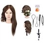 Tête de mannequin de 45 cm environ