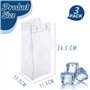 Pliable Pochette Glacière à Vin Refroidisseur Cooler