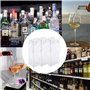3 Pièces Sac de Glace Vin, Sac de Glace Bouteille Portable avec Poignée, Pliable Pochette Glacière à Vin Refroidisseur Cooler, S