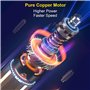 Mini Tronconneuse a Batterie 6 Pouces, Tronconneuse Electrique Sans Fil, Tronçonneuse à Main la Coupe du Bois, l'élagage le Jard