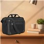 3" PC Imperméable Mallette Business Sac à bandoulière extensible pour homme pour aff