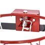 COSTWAY Mini Panier Basket Panneau de Basket-Ball en PC et Nylon pour Enfants, Jeux de Basket Ball 46 x 30,5 CM, Diamètre du Pan