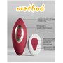 Vibromasseur jouet sexuel féminin gode réaliste vibrateur de succion rouge 10 modes de vibration vibrateur portable télécommande