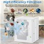 FERRGIA 10 Sacs d'aspirateur Sac rechange pour iRobot Roomba i7 i7+ i3 i3+ i4 i4+ i6 i6+ j7 j7+ i8 i8+S9 S9+ E5 E6 E7 Clean Base