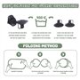 FERRGIA 2 Pièces Pare-Soleil Voiture Bébé,Protection UV Sombre & Facile à Installer,Design Mignon pour Enfants,Pare-Soleil Auto 