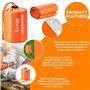XUNIVERS Sac de Couchage Survie,Sac de Couchage d'urgence,Sac de Thermique Léger Imperméable,Sacs de Couverture de Survie Sac en