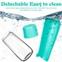 MTINRNI 550ML Bouteille d'eau Portable pour Chien Chat,150° Pliable Gourde Chien,Distributeur d'eau Portable Gourde,Convient pou