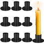 RDDAIPE 9 Pcs Bougeoir Noir