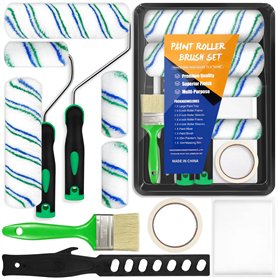 BGIUSQF Lot de 12 Pièces Kit Rouleau Peinture